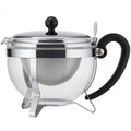 Théière en Verre Borosilicate 1L avec Filtre Inox et Réchaud | Infuseur à Thé Élégant